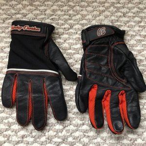 WOMEN'S HARLEY DAVIDSON CORA LEATHER & MESH GLOVES